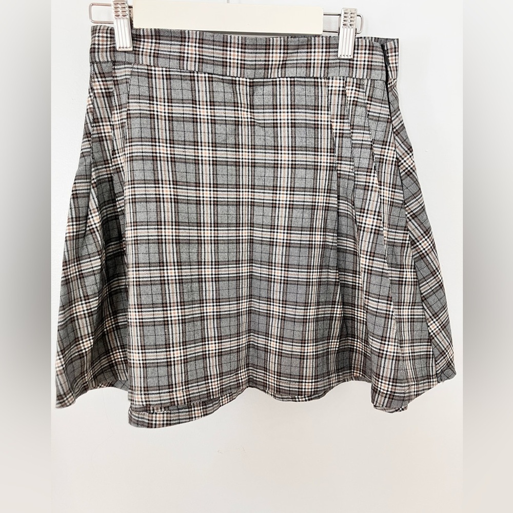 Garage grey, Blue and White School girl  Skirt